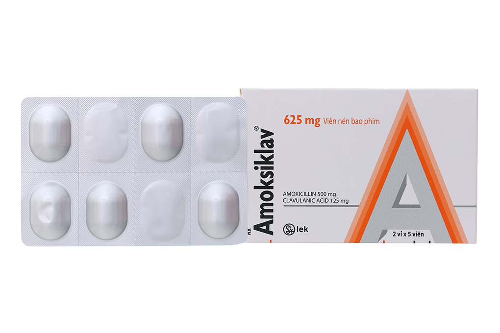 Amoksiklav 625mg trị nhiễm khuẩn