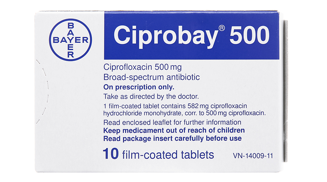 Ciprobay 500 trị nhiễm khuẩn