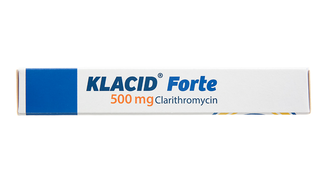 Klacid Forte 500mg trị nhiễm trùng do một hoặc nhiều vi khuẩn nhạy cảm