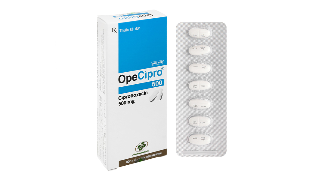 OpeCipro 500 trị nhiễm khuẩn