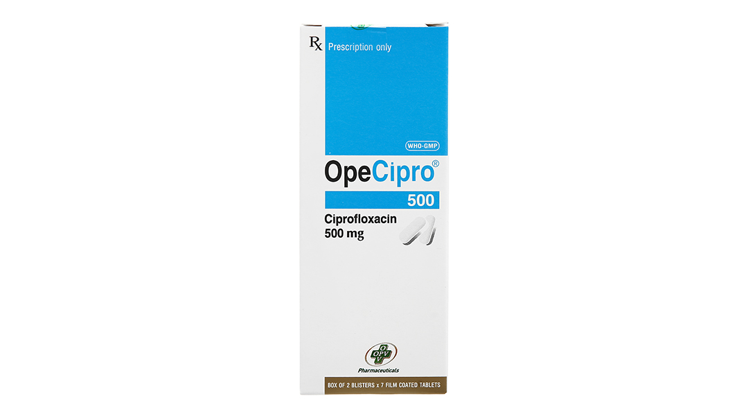 OpeCipro 500 trị nhiễm khuẩn