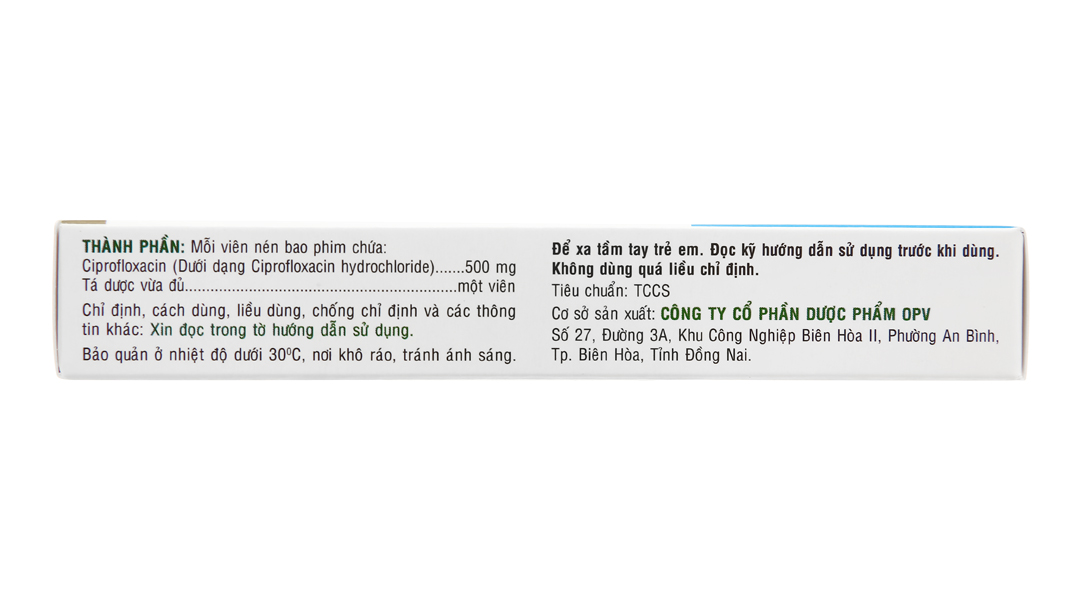 OpeCipro 500 trị nhiễm khuẩn