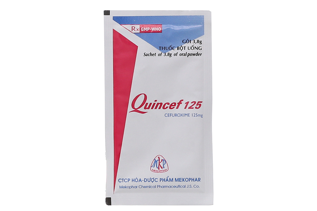 Thuốc bột uống Quincef 125 trị nhiễm khuẩn