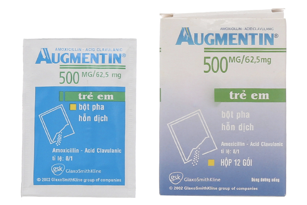 Thông tin chi tiết về thuốc kháng sinh Augmentin 500mg