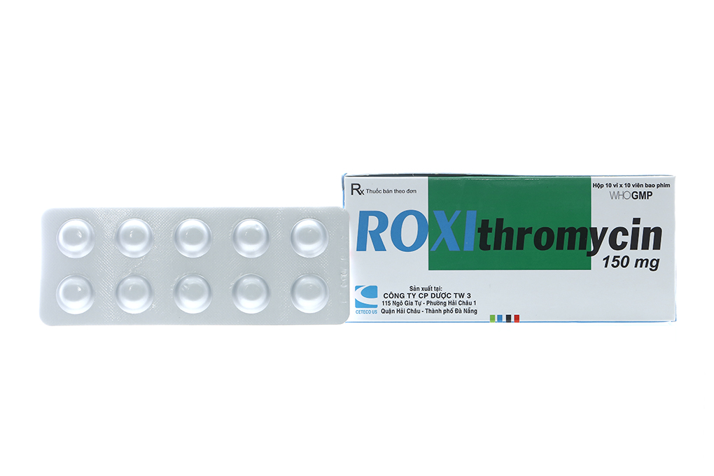 Roxithromycin Foripharm 150mg trị nhiễm khuẩn