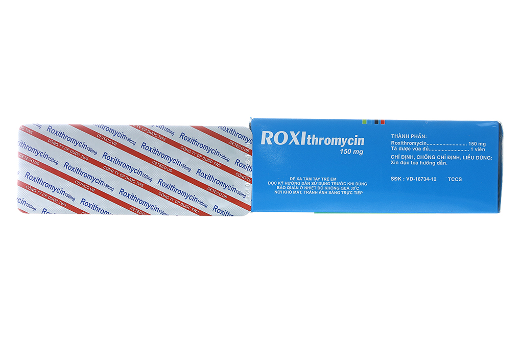 Roxithromycin Foripharm 150mg trị nhiễm khuẩn