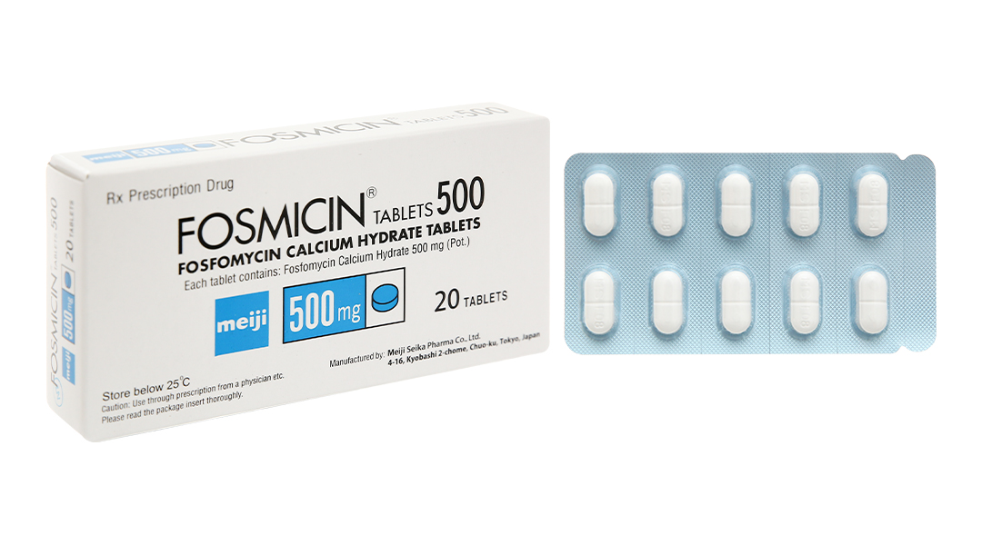 Fosmicin Tablets 500 trị nhiễm khuẩn