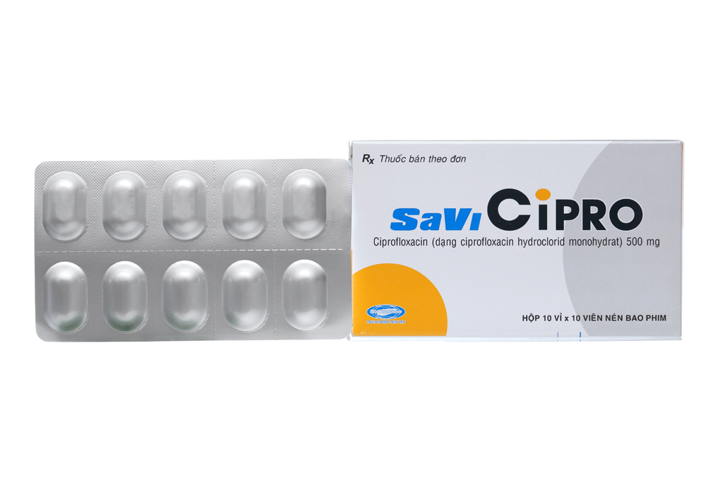 SaviCipro 500mg trị nhiễm khuẩn