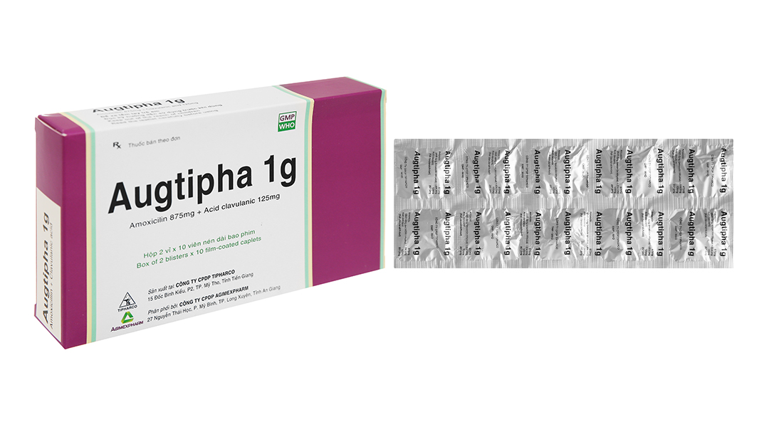 Augtipha 1g trị nhiễm khuẩn