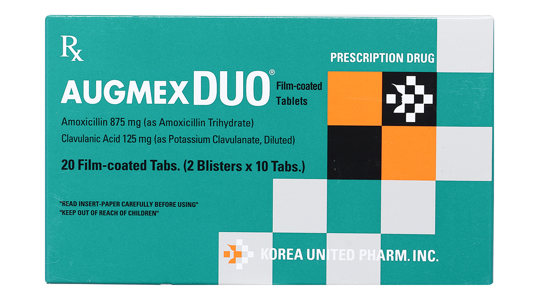 Augmex Duo 875mg/125mg trị nhiễm khuẩn