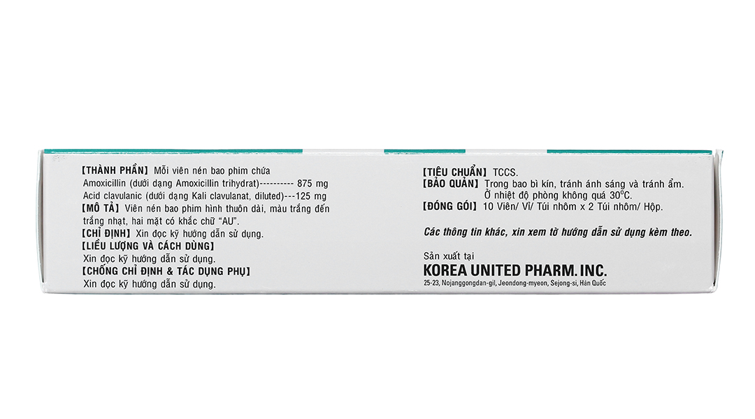 Augmex Duo 875mg/125mg trị nhiễm khuẩn