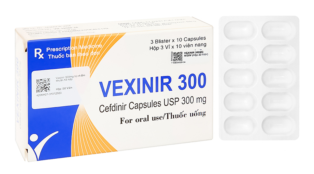 Vexinir 300 trị và phòng ngừa các nhiễm trùng gây ra bởi vi khuẩn