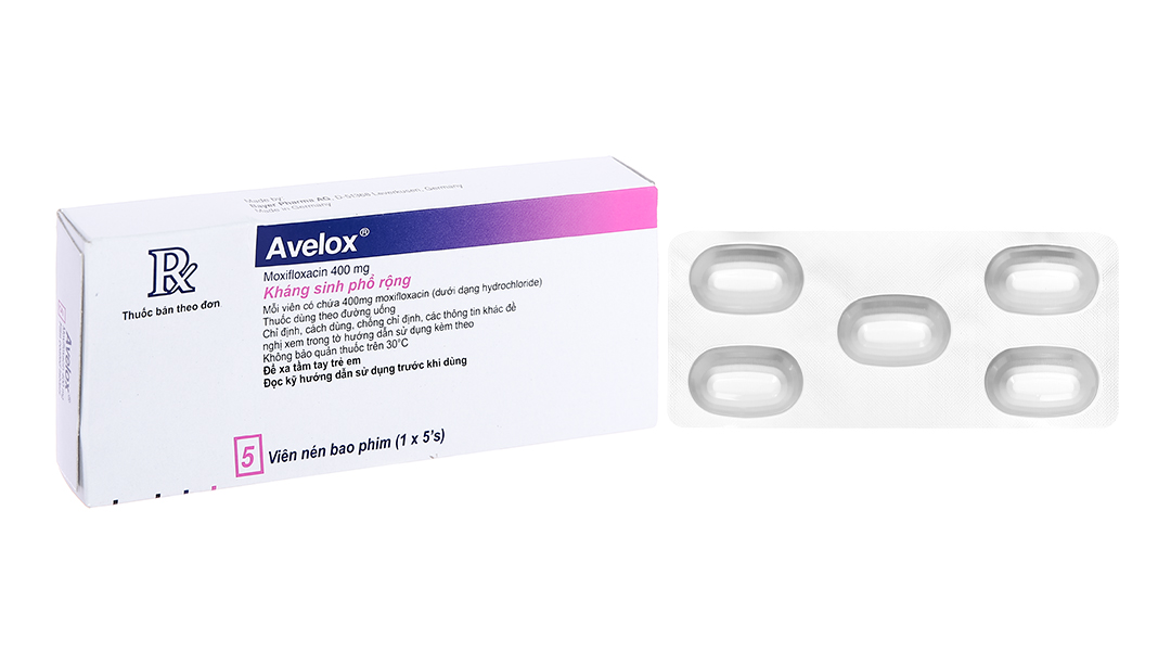 Avelox 400mg trị nhiễm khuẩn