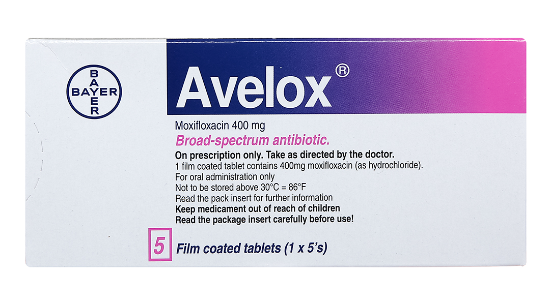 Avelox 400mg trị nhiễm khuẩn