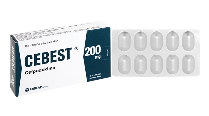 Thuốc kháng sinh Cebest 200mg hộp 20 viên-Nhà thuốc An Khang