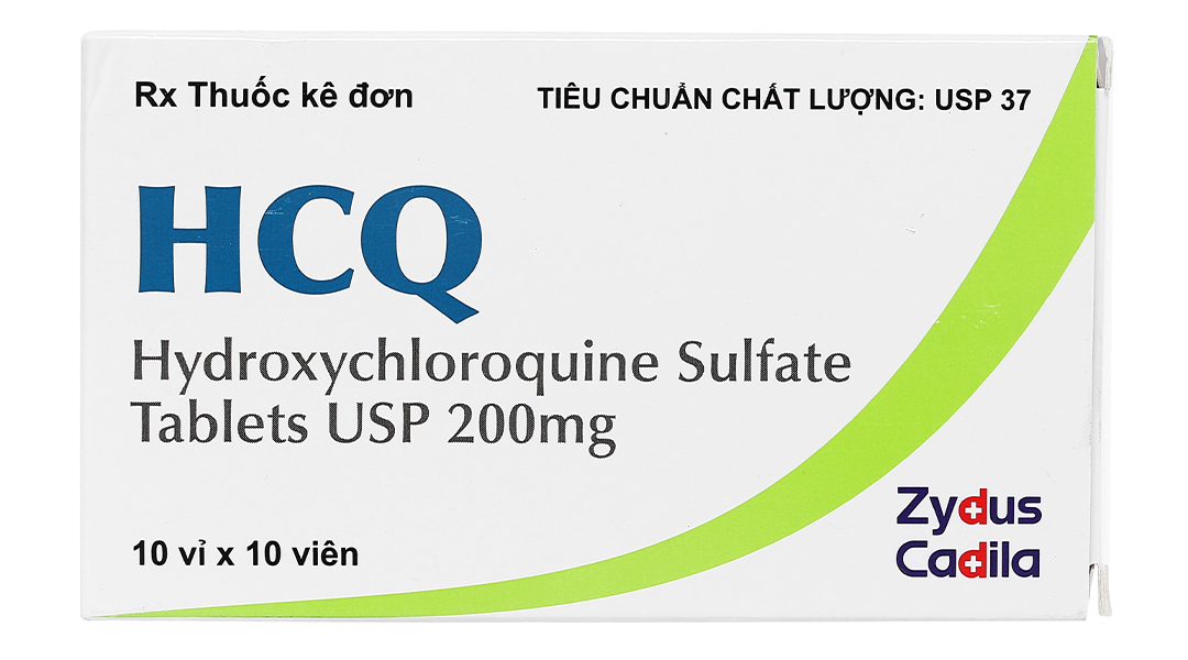 HCQ 200mg trị sốt rét cấp, lupus ban đỏ và viêm khớp dạng thấp