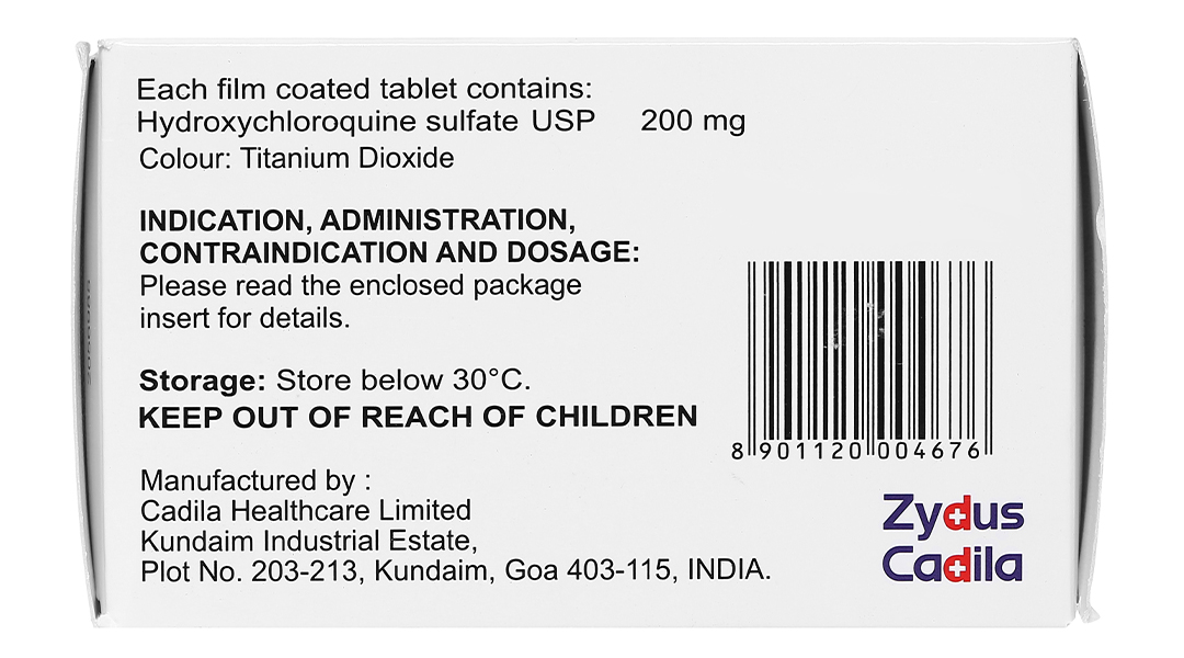 HCQ 200mg trị sốt rét cấp, lupus ban đỏ và viêm khớp dạng thấp