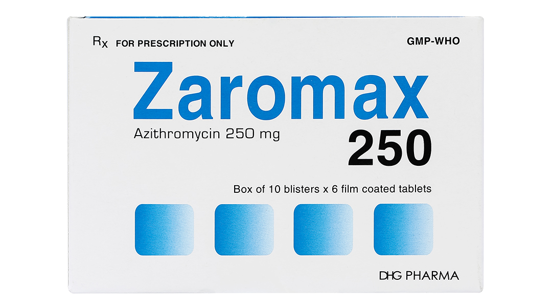 Zaromax 250 trị nhiễm khuẩn