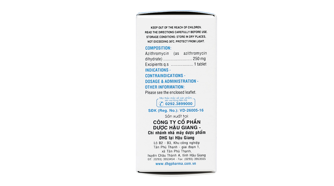 Zaromax 250 trị nhiễm khuẩn