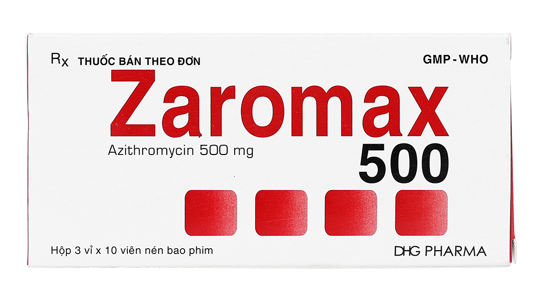Zaromax 500 trị nhiễm khuẩn
