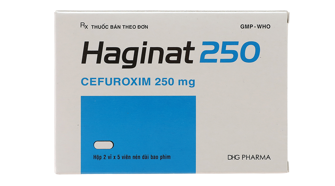 Haginat 250mg trị nhiễm khuẩn đường hô hấp