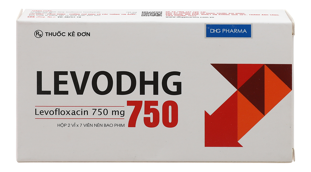 Levodhg 750 điều trị nhiễm khuẩn