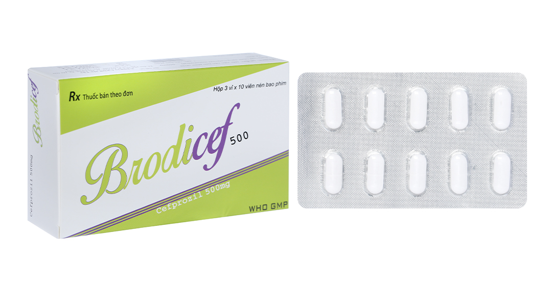 Brodicef 500 trị nhiễm khuẩn