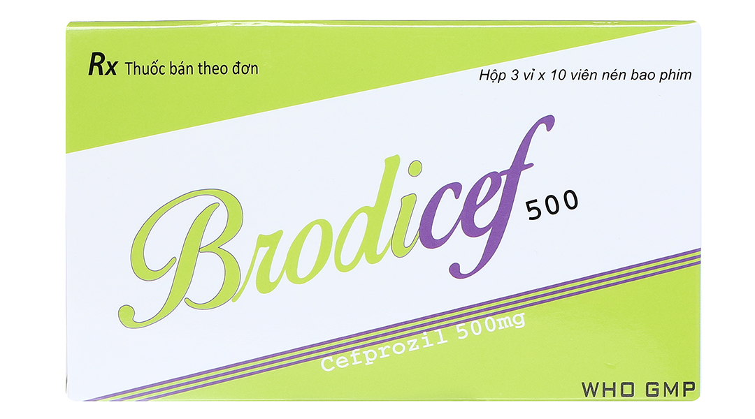 Brodicef 500 trị nhiễm khuẩn