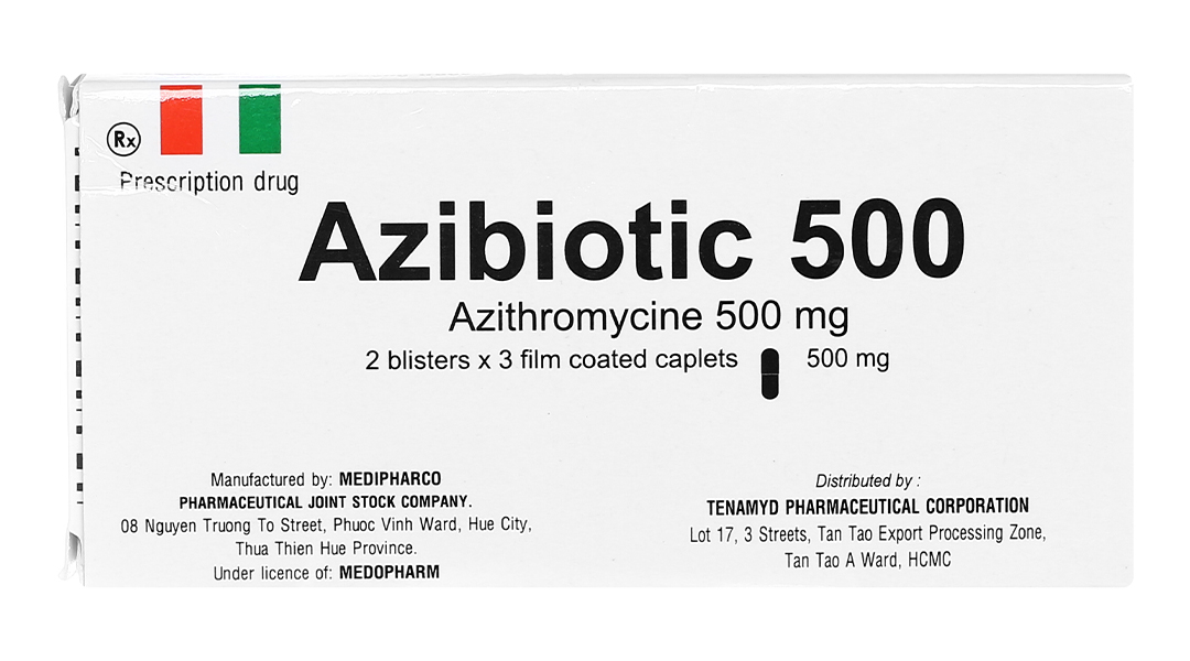 Azibiotic 500 trị nhiễm khuẩn