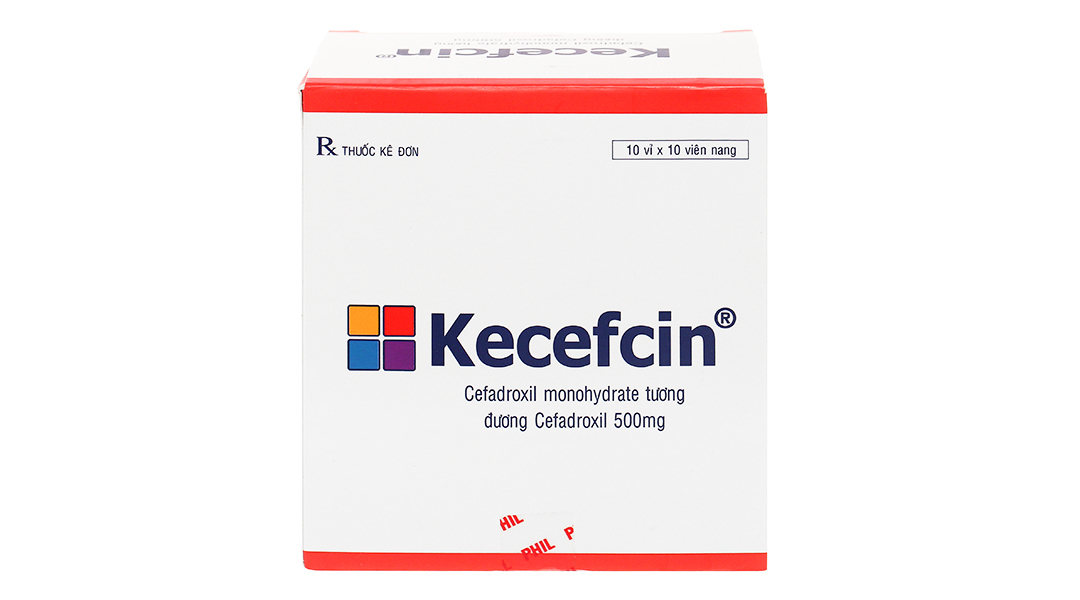 Kecefcin 500mg trị nhiễm khuẩn nhẹ và trung bình