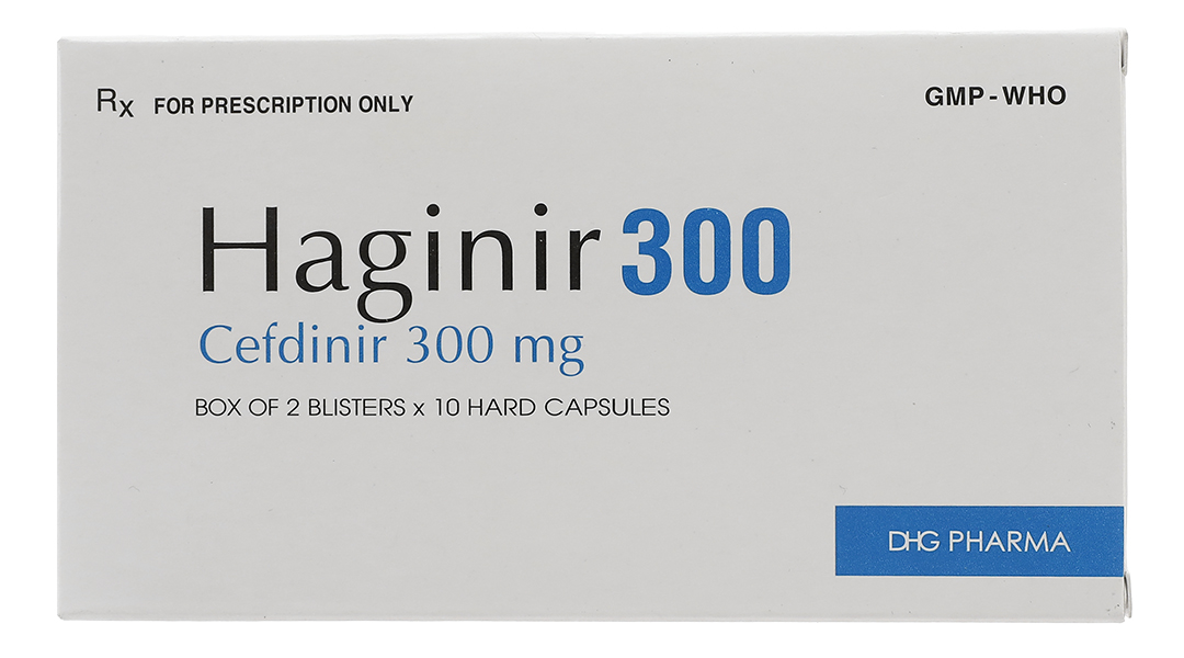 Haginir 300 điều trị nhiễm khuẩn nhẹ đến trung bình