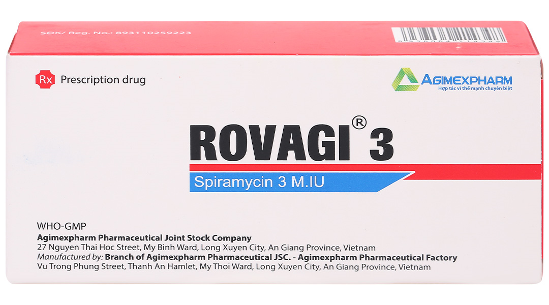 Rovagi 3 trị nhiễm khuẩn