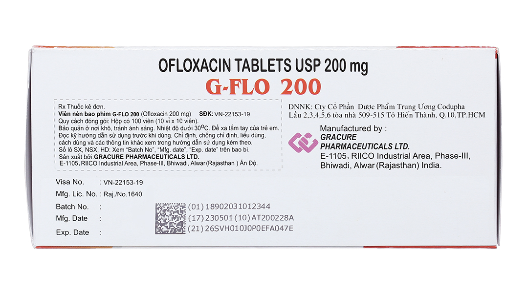 G-Flo 200 trị bệnh do nhiễm khuẩn