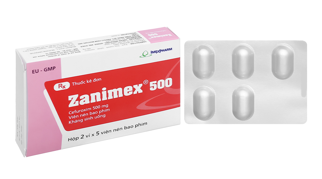 Zanimex 500 trị nhiễm khuẩn