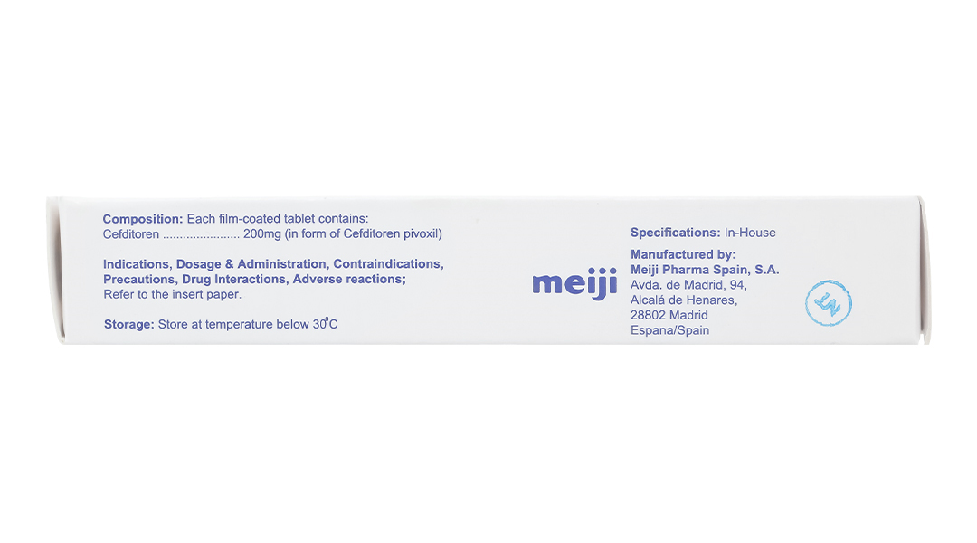 Meiact 200mg trị trị viêm amidan, viêm họng