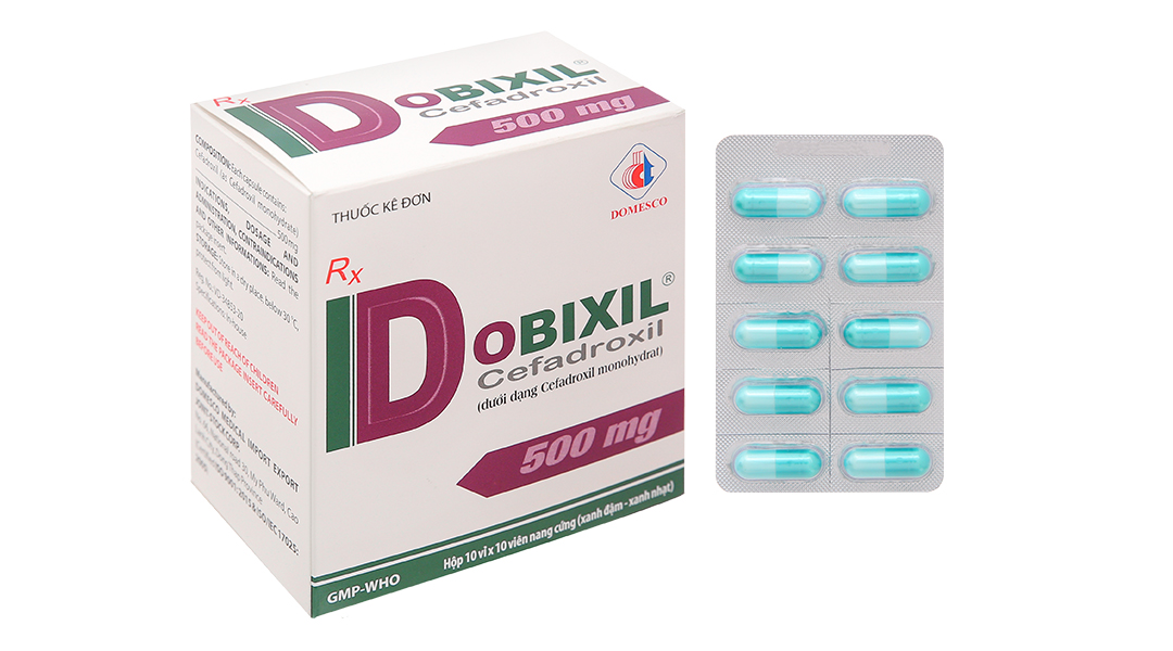 Dobixil 500mg trị nhiễm khuẩn do các vi khuẩn nhạy cảm gây ra