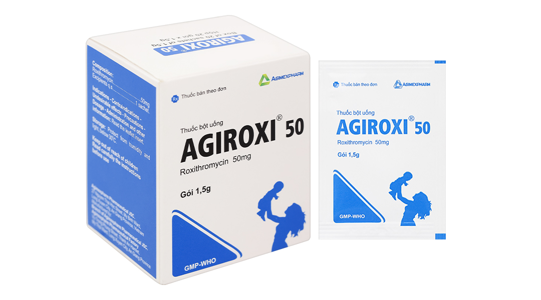 Thuốc bột Agiroxi 50 trị nhiễm khuẩn hô hấp, bệnh bạch hầu