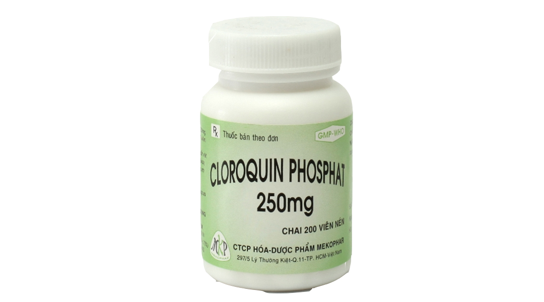 Cloroquin Phosphat Mekophar 250mg trị sốt rét cấp, viêm khớp dạng thấp
