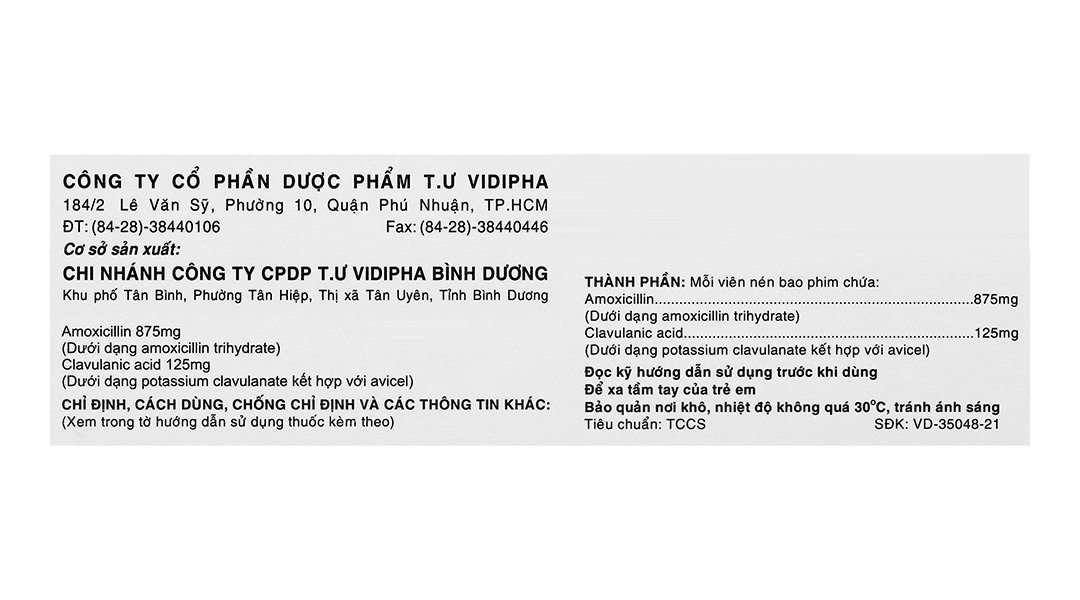 Augxicine 1g trị trong thời gian ngắn các trường hợp nhiễm khuẩn