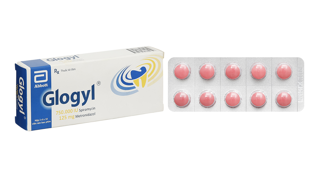 Glogyl trị nhiễm khuẩn răng miệng cấp tính, mạn tính hoặc tái phát