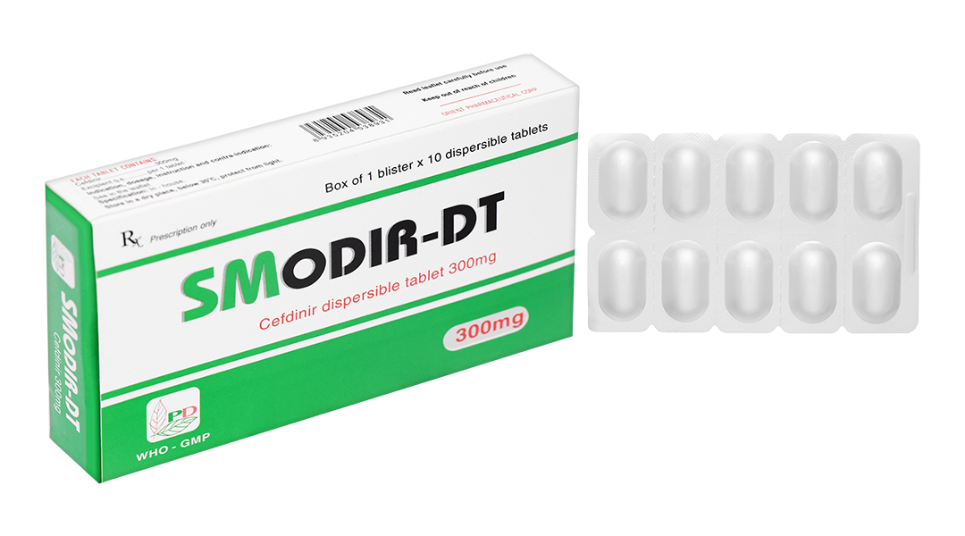 Smodir - DT 300mg trị nhiễm khuẩn