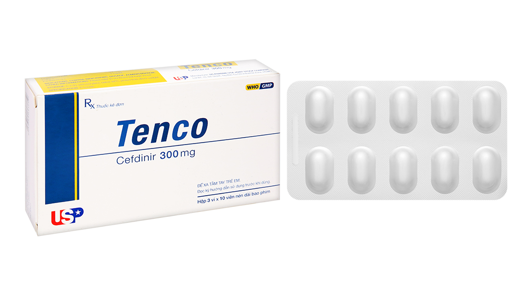 Tenco 300mg trị nhiễm khuẩn từ nhẹ đến vừa