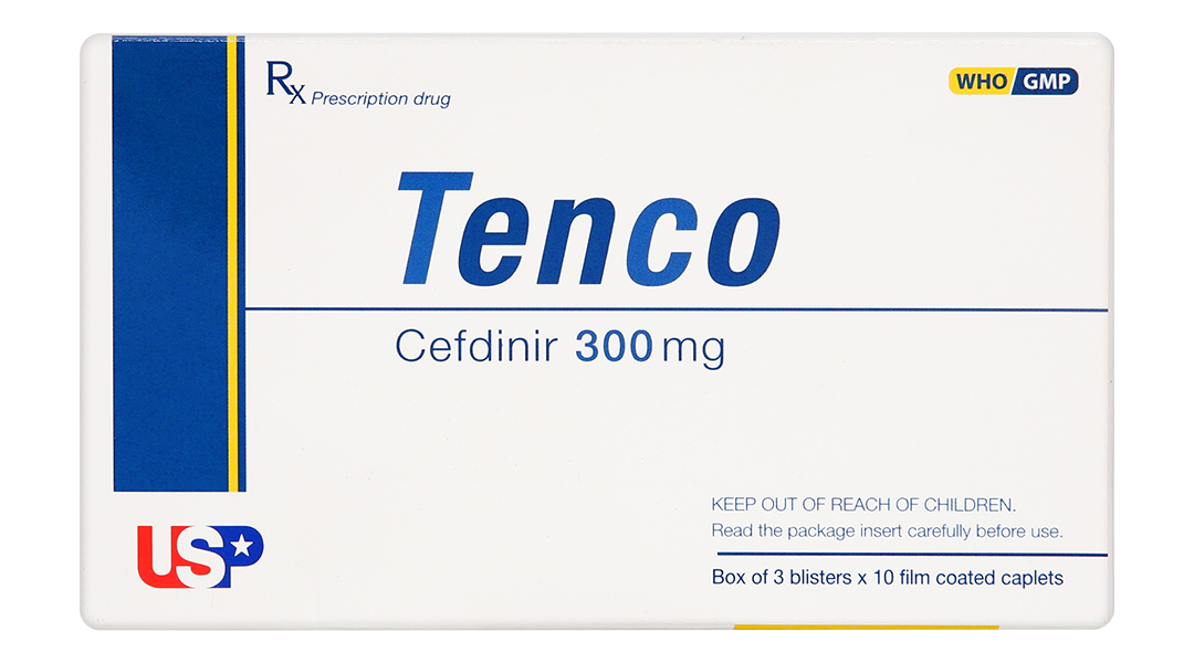 Tenco 300mg trị nhiễm khuẩn từ nhẹ đến vừa