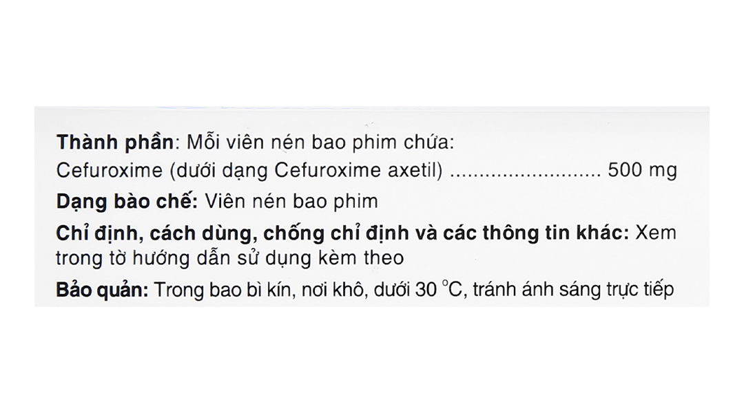 Efodyl 500mg trị nhiễm khuẩn