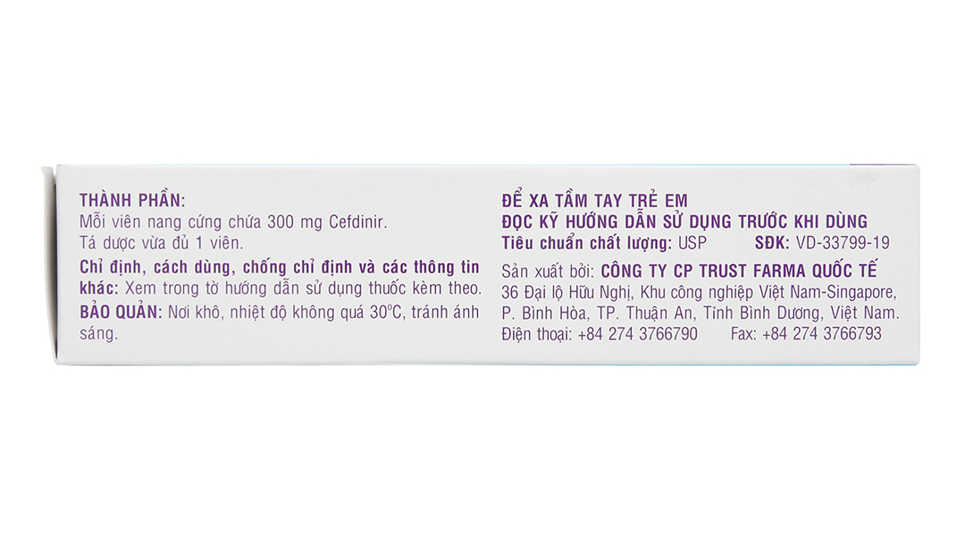 Rinedif 300 Cap trị nhiễm khuẩn từ nhẹ đến trung bình
