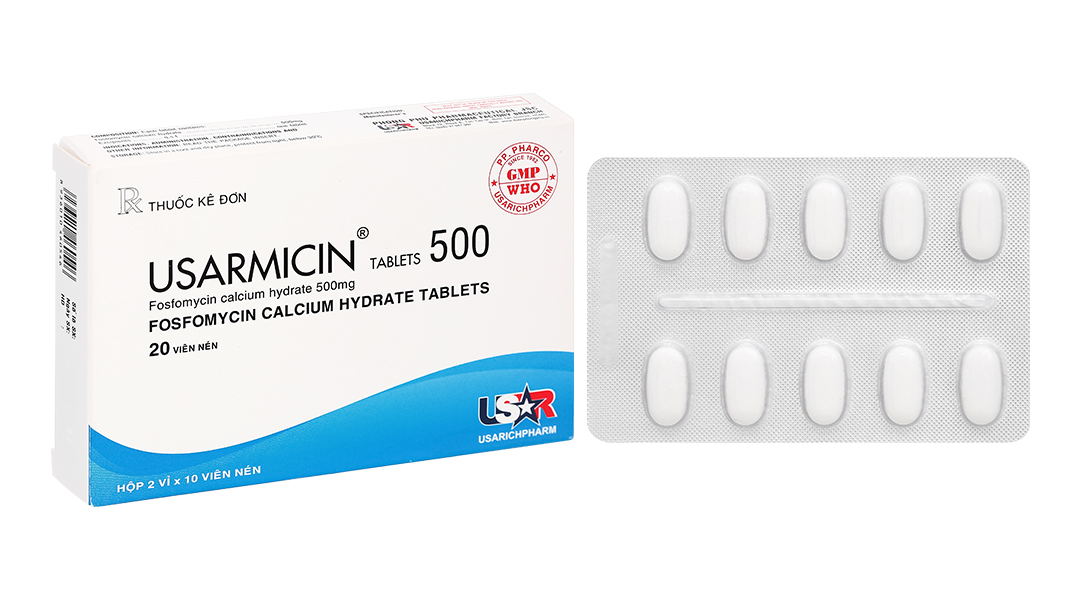 Usarmicin 500 trị nhiễm khuẩn tiết niệu