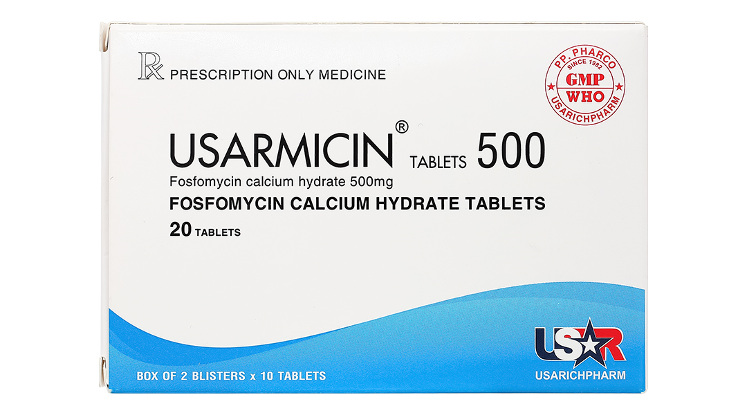 Usarmicin 500 trị nhiễm khuẩn tiết niệu