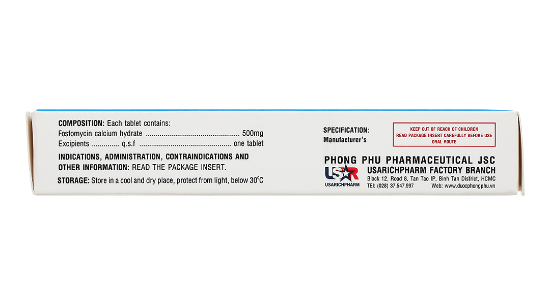 Usarmicin 500 trị nhiễm khuẩn tiết niệu