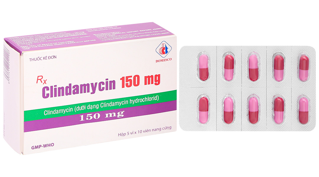 Clindamycin 150mg điều trị nhiễm khuẩn