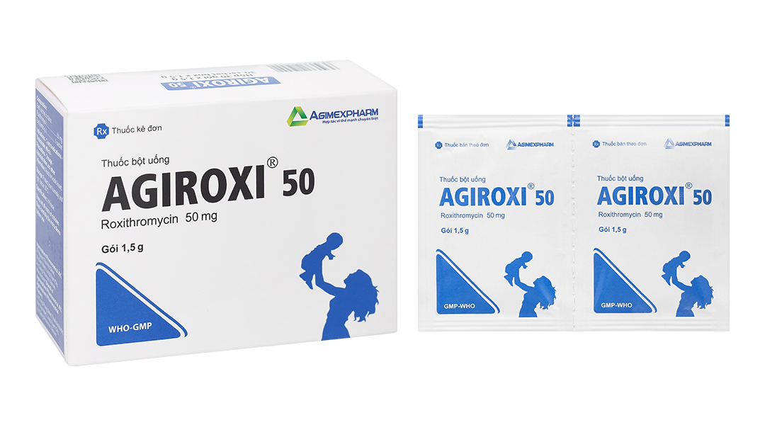 Thuốc bột Agiroxi 50 trị nhiễm khuẩn hô hấp, bệnh bạch hầu
